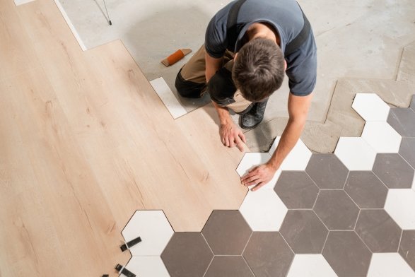 Flooring installation services in Milford